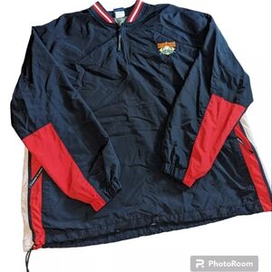 Black and Red Pullover Jacket